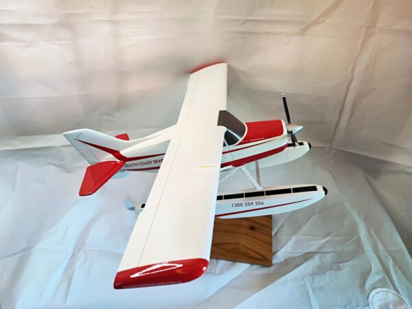 MAULE M-7-235 Floatplane with detailed craftsmanship.